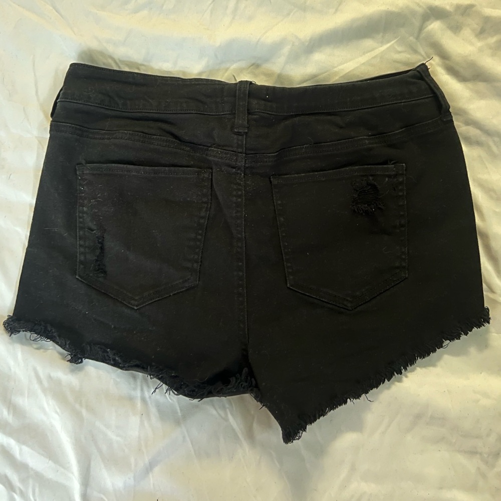 Altar'd State Black Jean Shorts - Picture 2 of 3